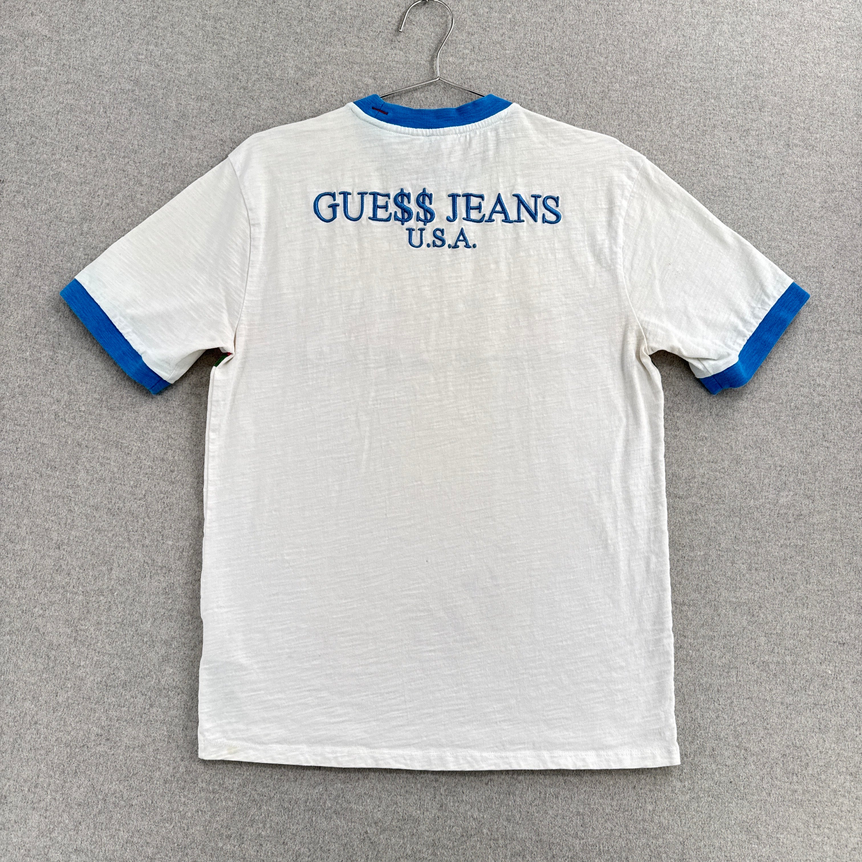 Vintage 90s Guess Jeans Embroidered Shirt