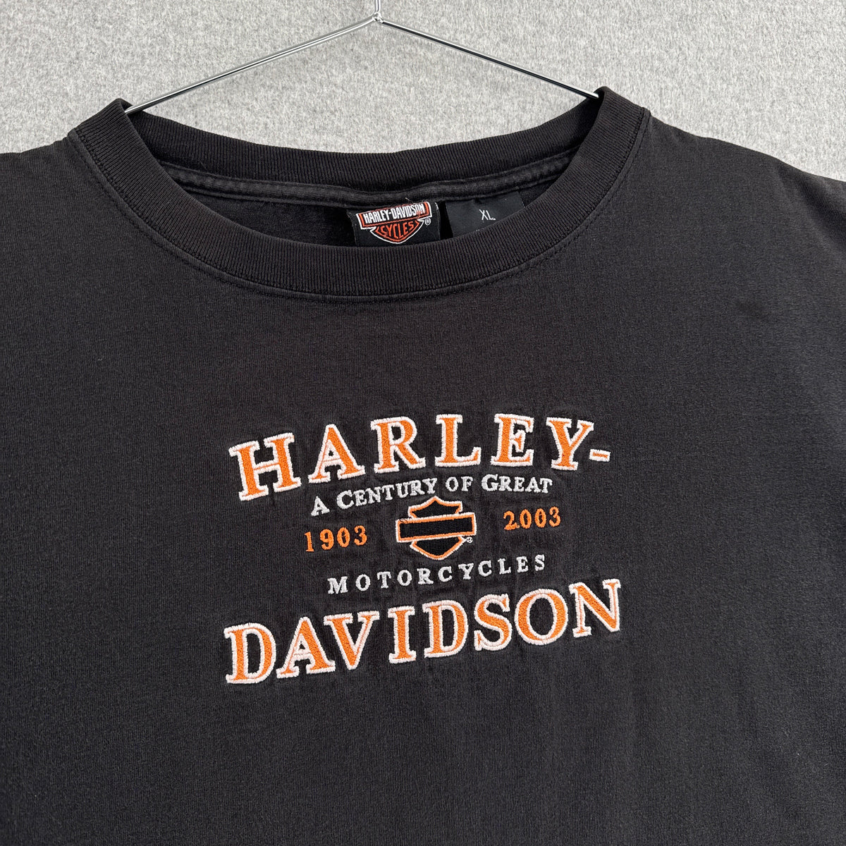 Vintage 90s Harley Davidson Motorcycles Embroidered Shirt