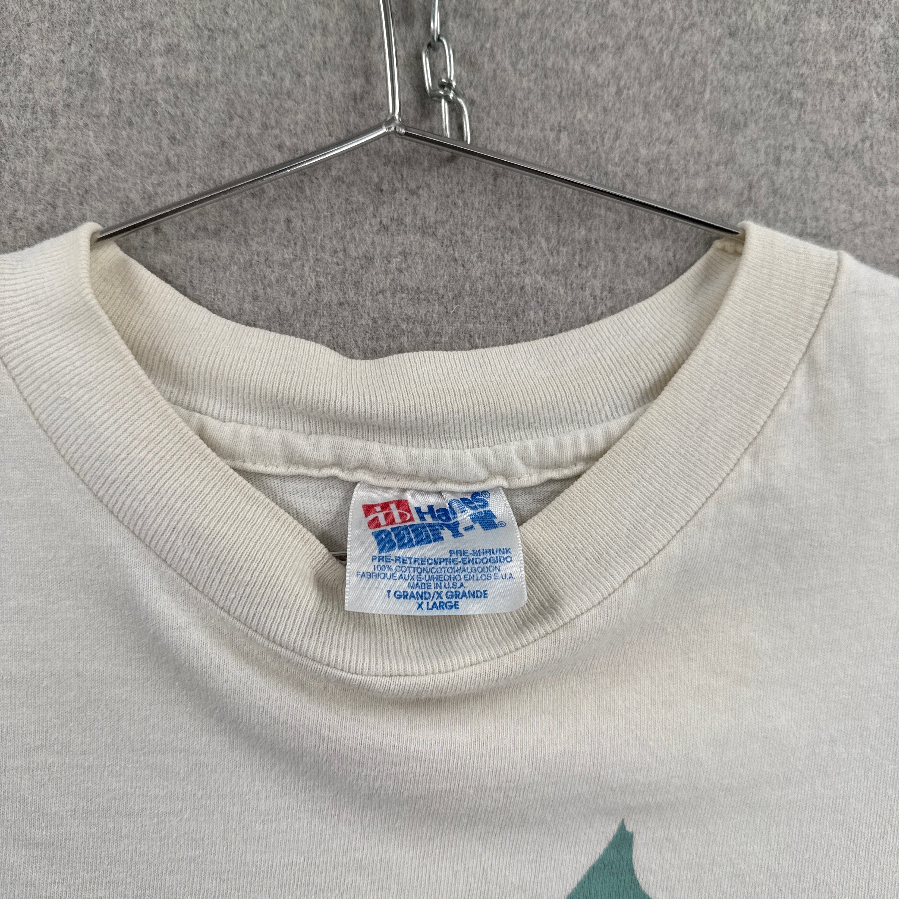 Hanes beefy tag size XL