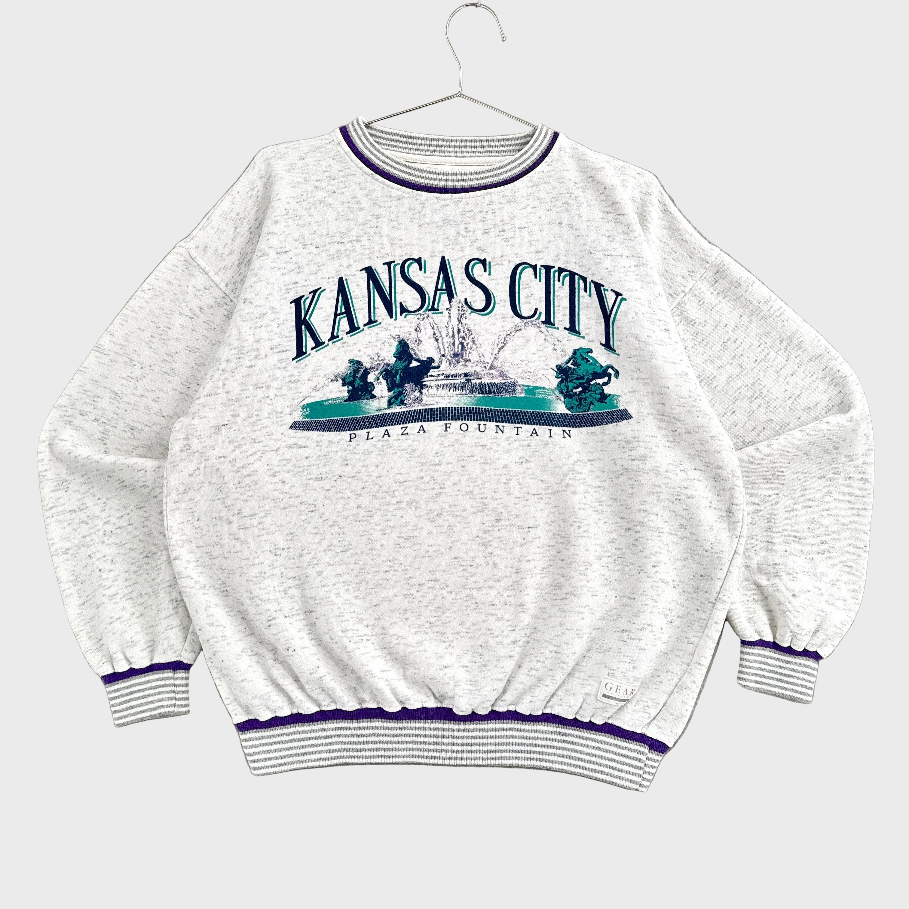 Vintage 90s Kansas City Souvenir Graphic Crewneck Sweatshirt