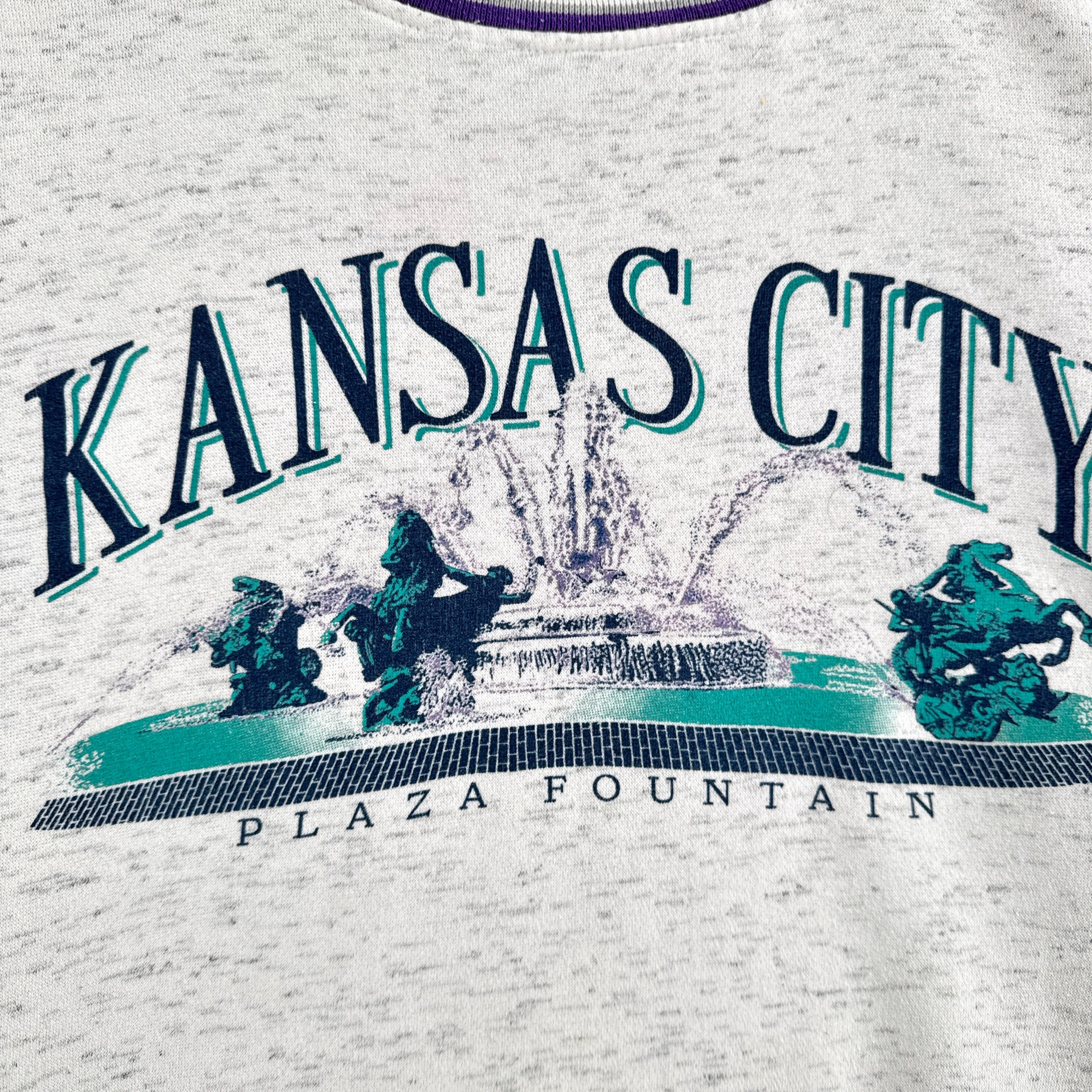 Vintage 90s Kansas City Souvenir Graphic Crewneck Sweatshirt