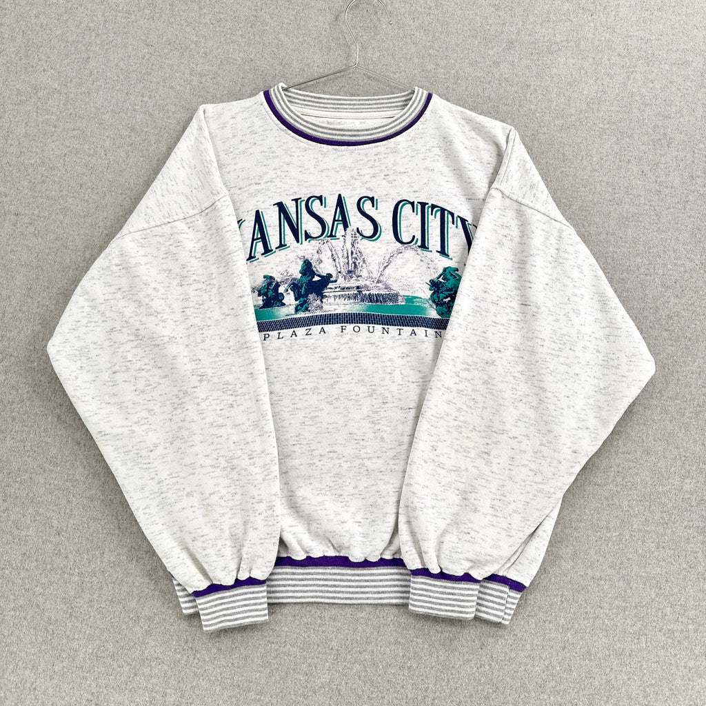 Vintage 90s Kansas City Souvenir Graphic Crewneck Sweatshirt