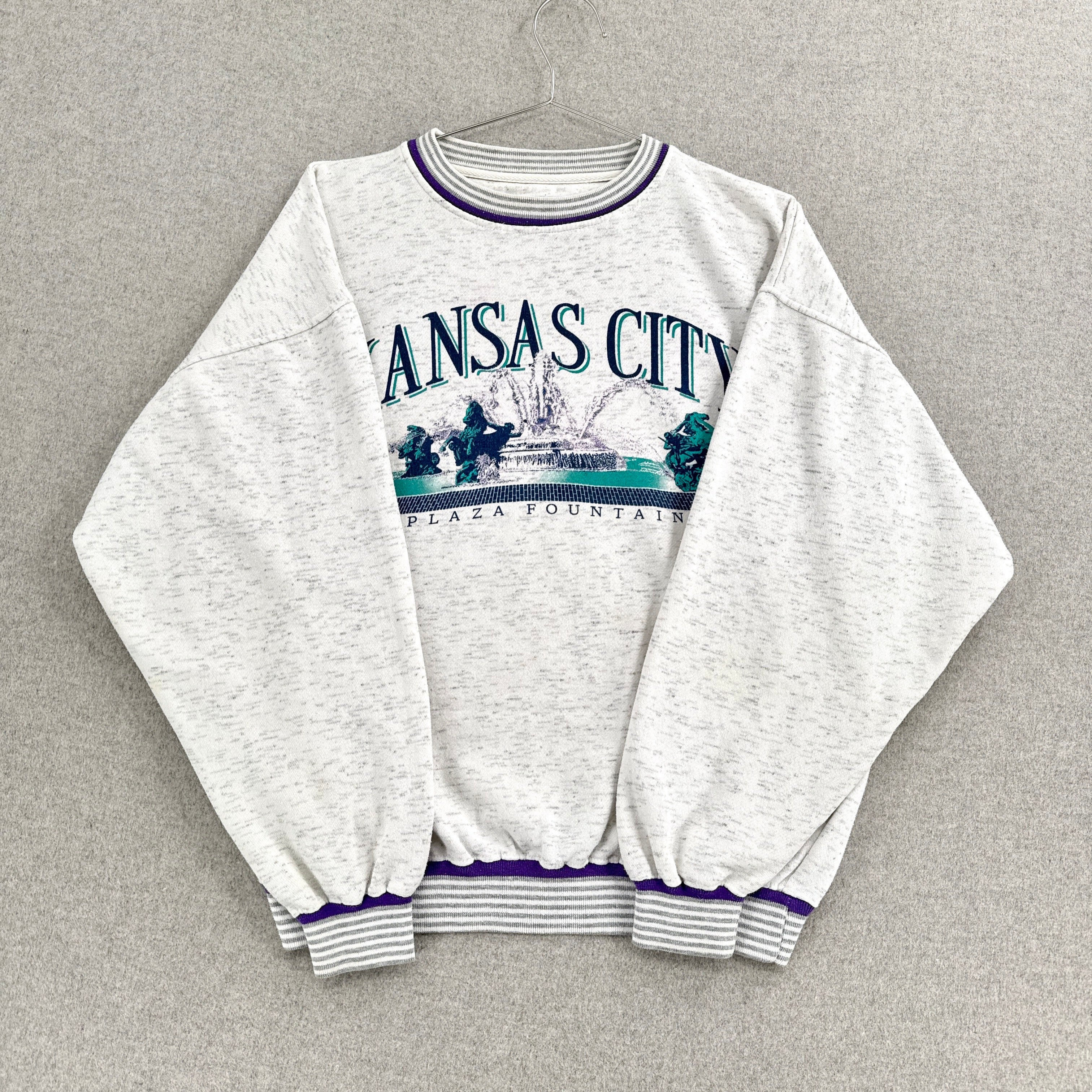 Vintage 90s Kansas City Souvenir Graphic Crewneck Sweatshirt