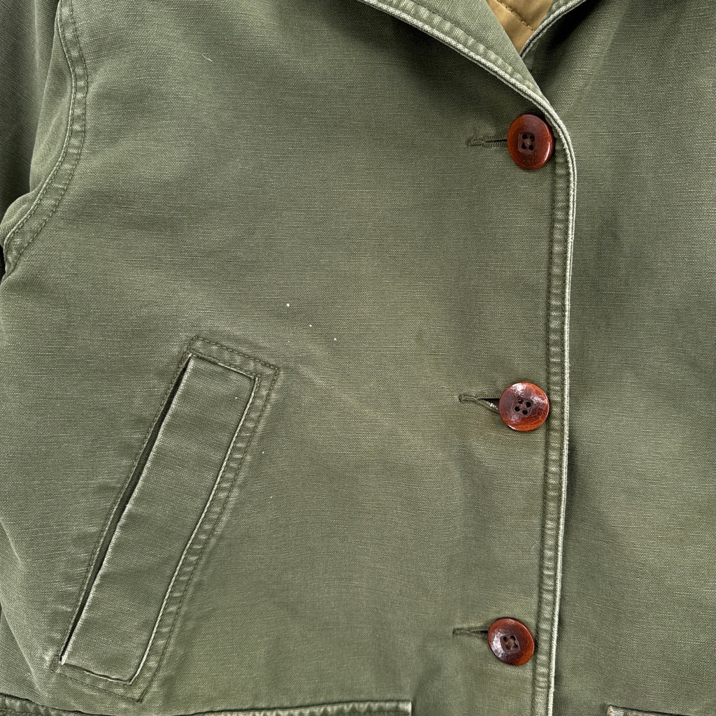 Vintage 90s LL Bean Barn Jacket Chore Coat - S (Women's Petite)