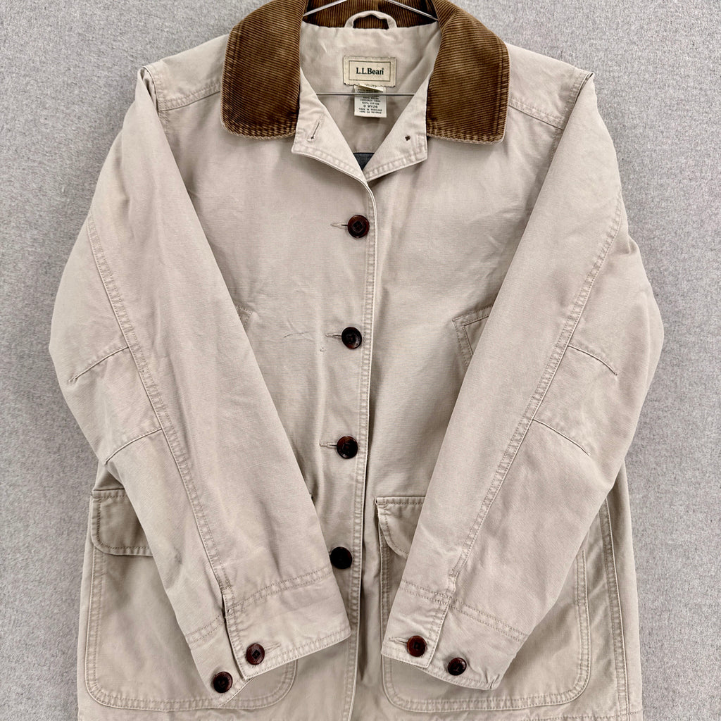 Vintage 90s LL Bean Barn Jacket Chore Coat - S (Womens Petite)