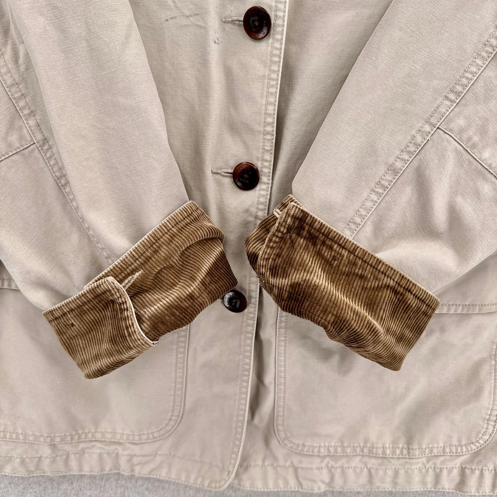 Vintage 90s LL Bean Barn Jacket Chore Coat - S (Womens Petite)