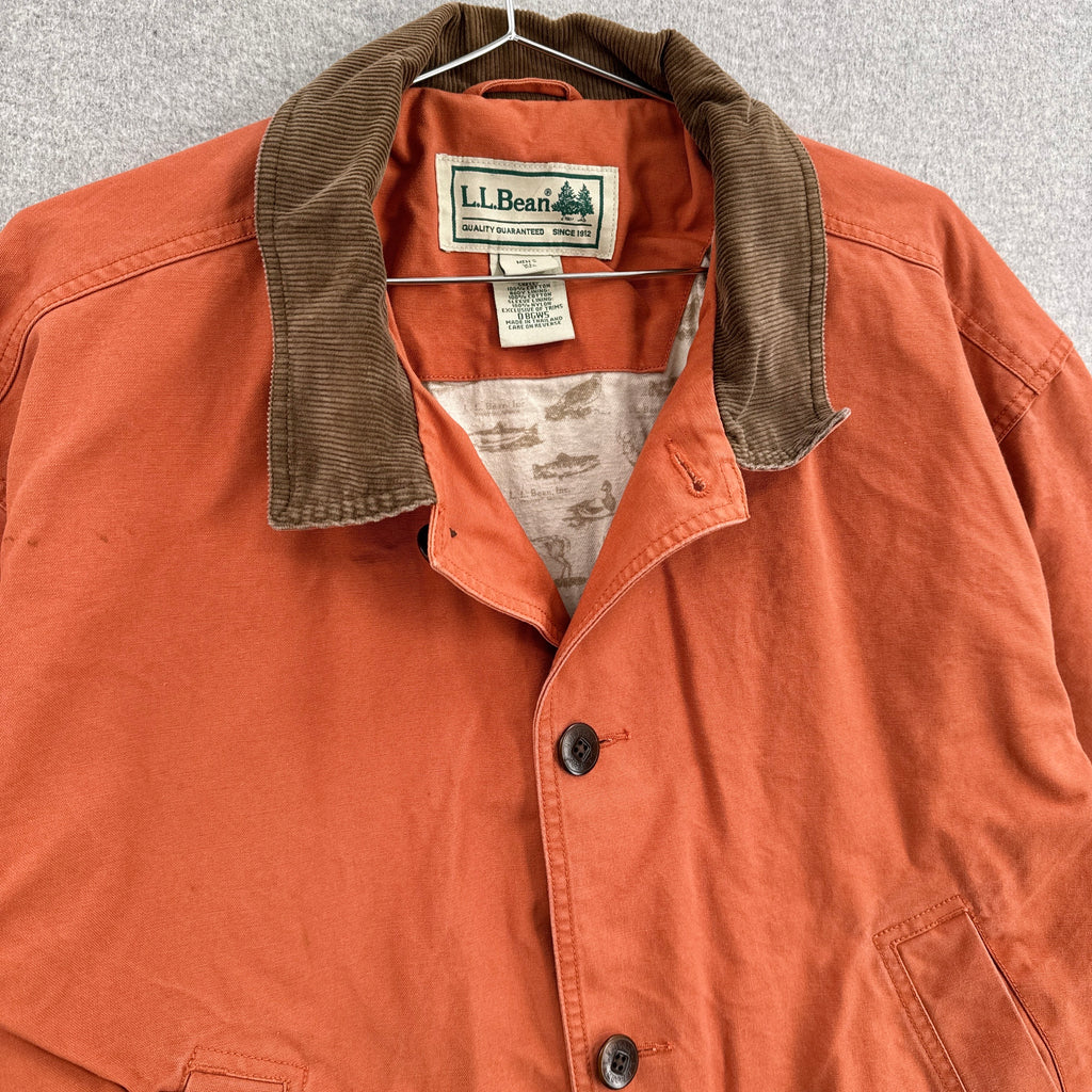 Vintage 90s LL Bean Barn Jacket Chore Coat - XL