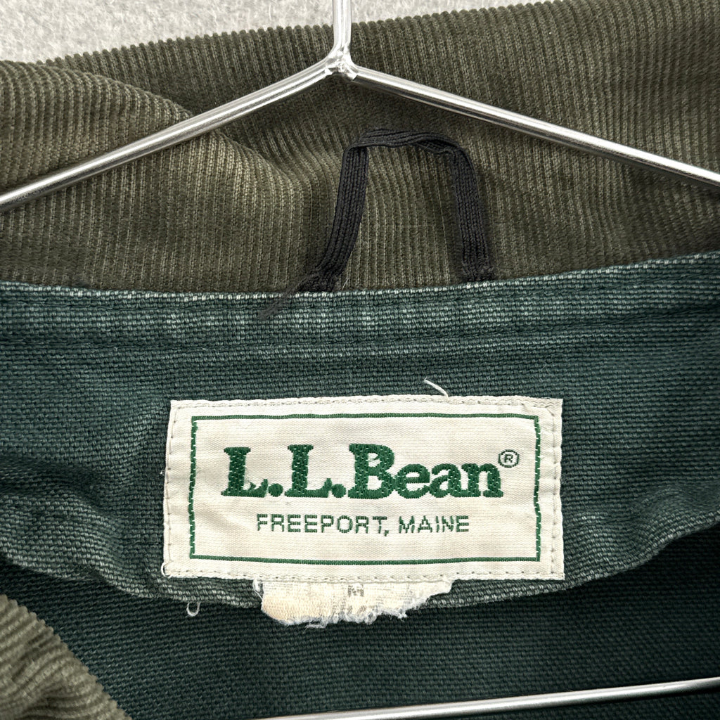 Vintage 90s LL Bean Green Barn Jacket Chore Coat