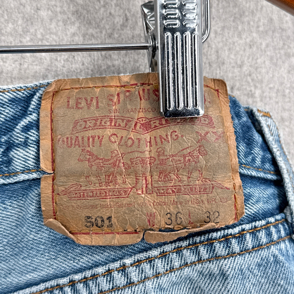 Vintage 90s Levis 501 Denim Jeans - W34