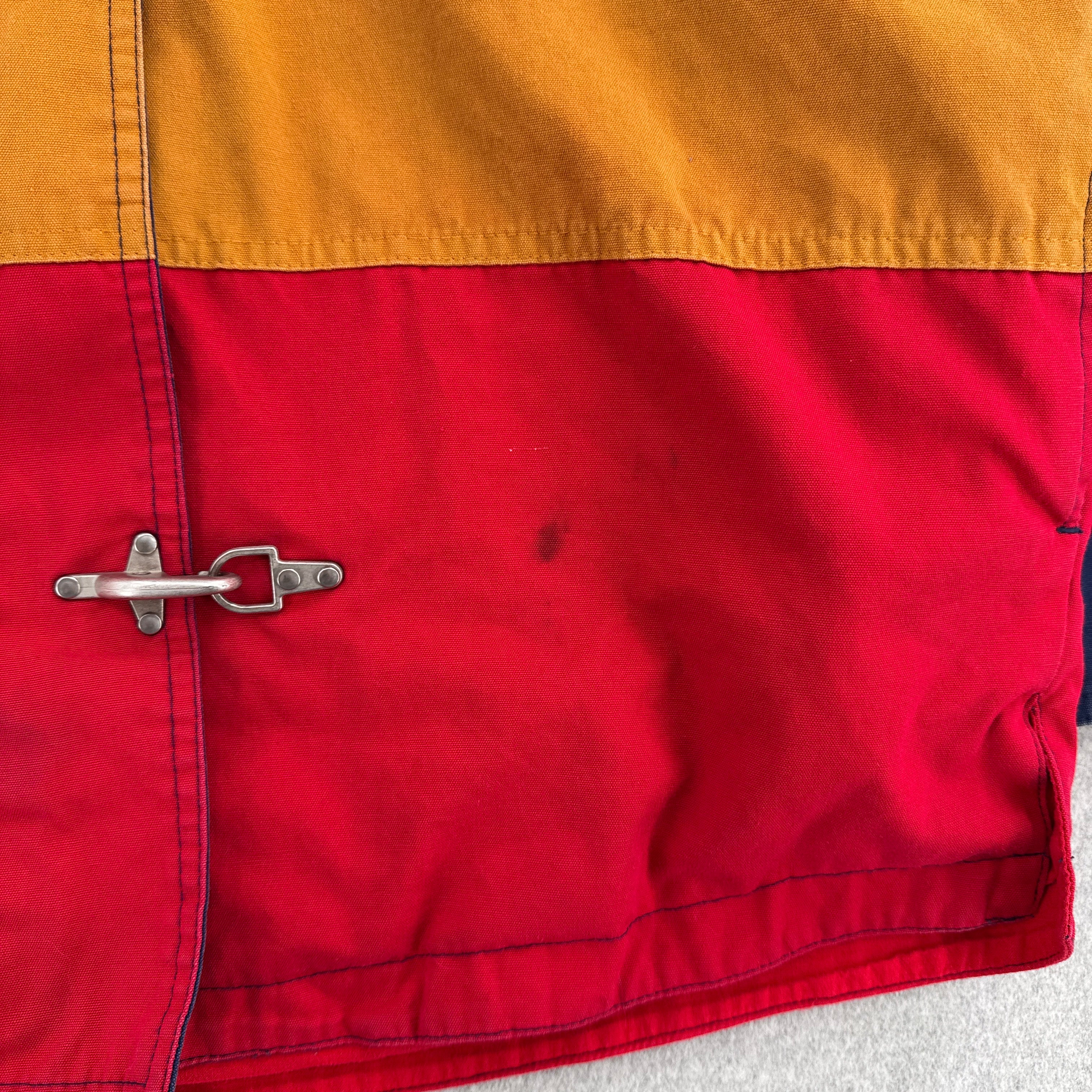 Vintage 90s Lobster Fireman Clasp Fisherman Stripe Jacket