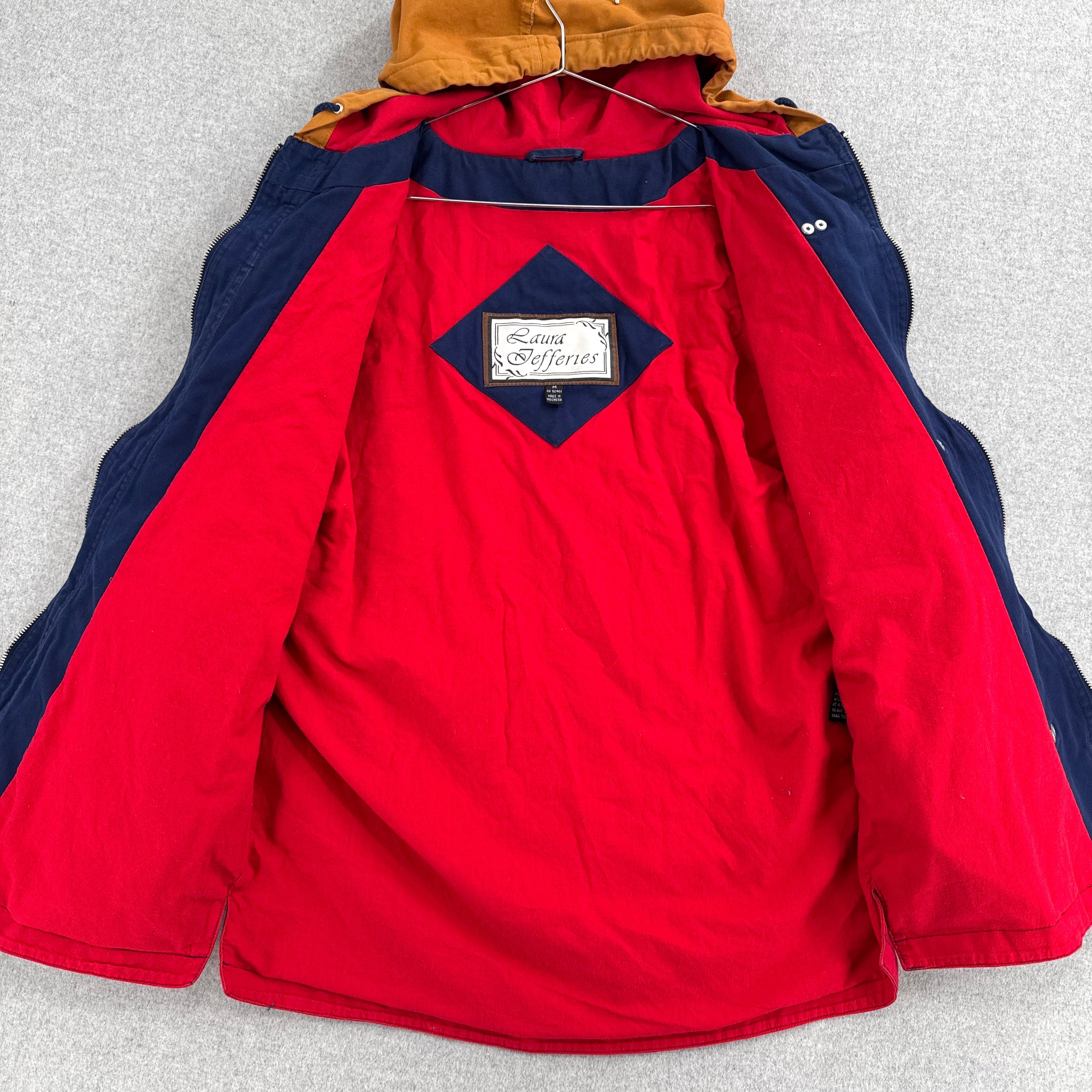 Vintage 90s Lobster Fireman Clasp Fisherman Stripe Jacket