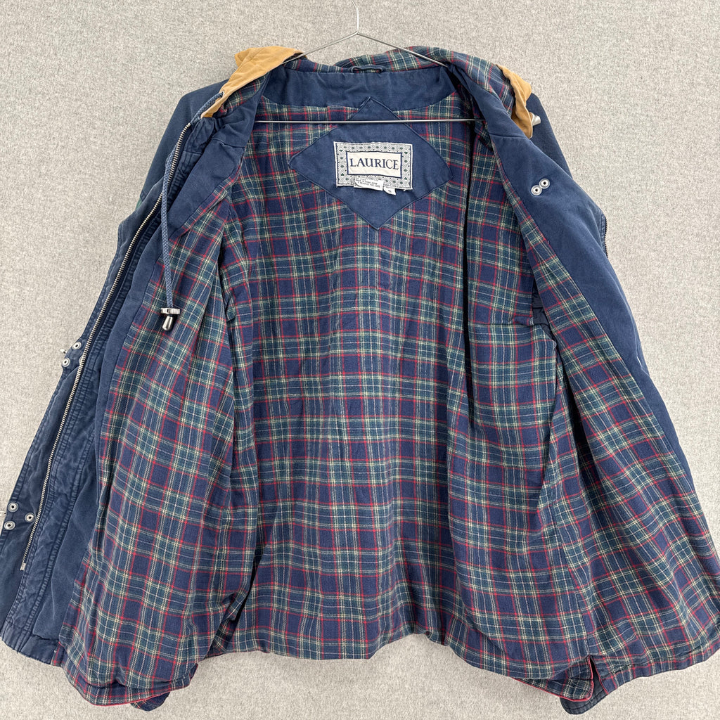 Vintage 90s Lobster Fireman Clasp Fisherman Stripe Jacket - S