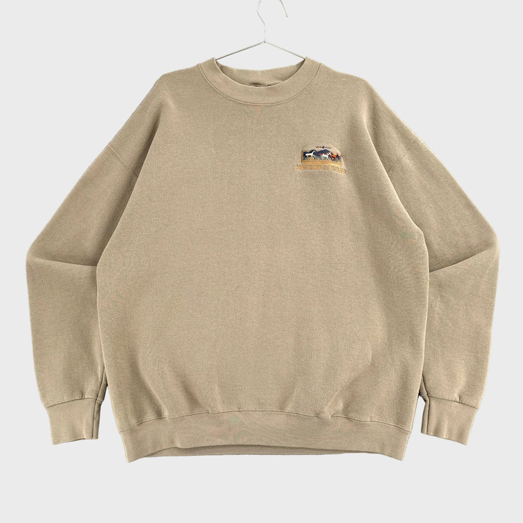 Vintage 90s Mackinac Island Horses Souvenir Crewneck Sweatshirt