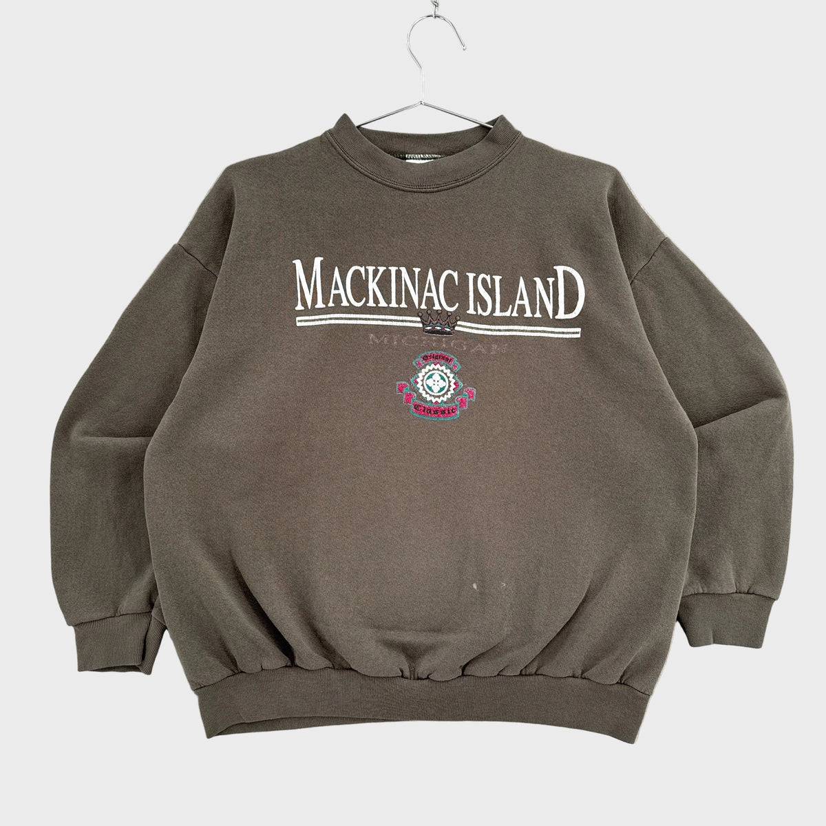 Vintage 90s Mackinac Island Souvenir Crewneck Sweatshirt