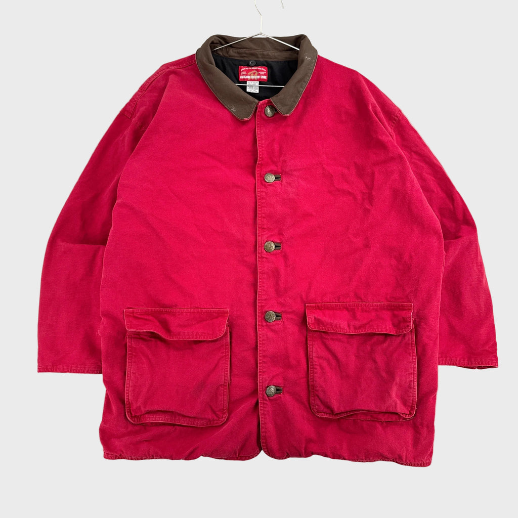 Vintage 90s Marlboro Barn Jacket Chore Coat