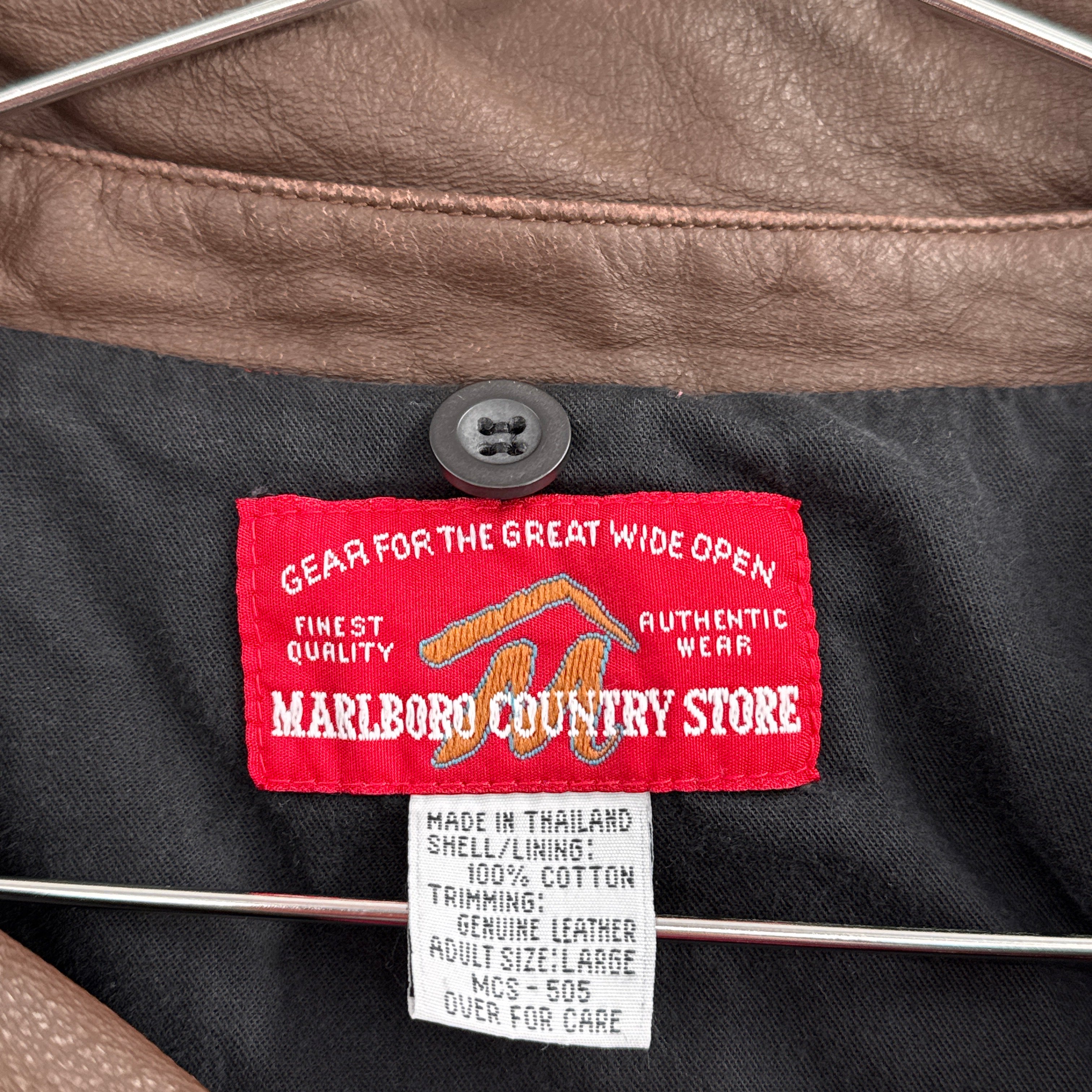 Vintage 90s Marlboro Barn Jacket Chore Coat