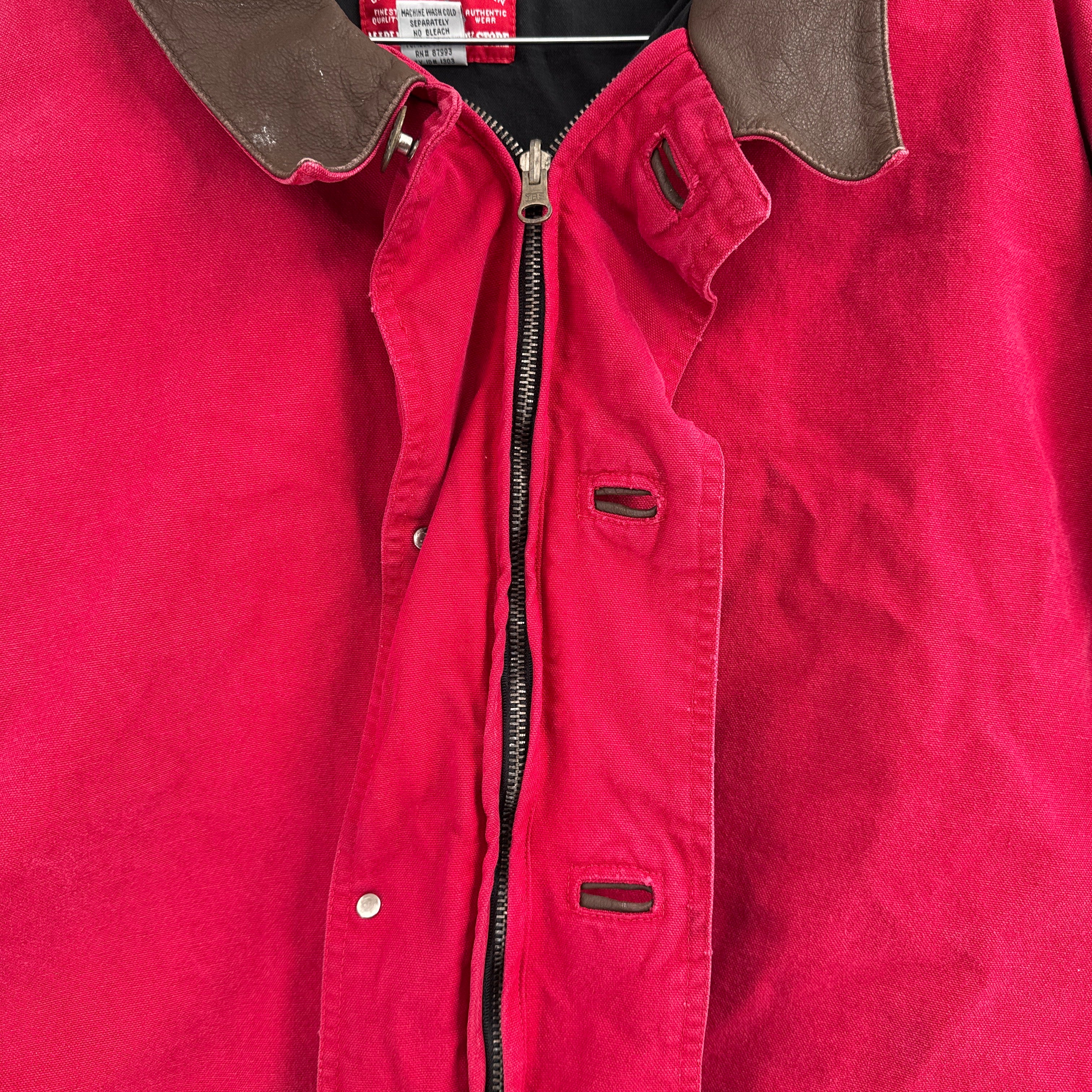 Vintage 90s Marlboro Barn Jacket Chore Coat