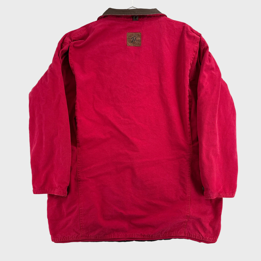 Vintage 90s Marlboro Barn Jacket Chore Coat