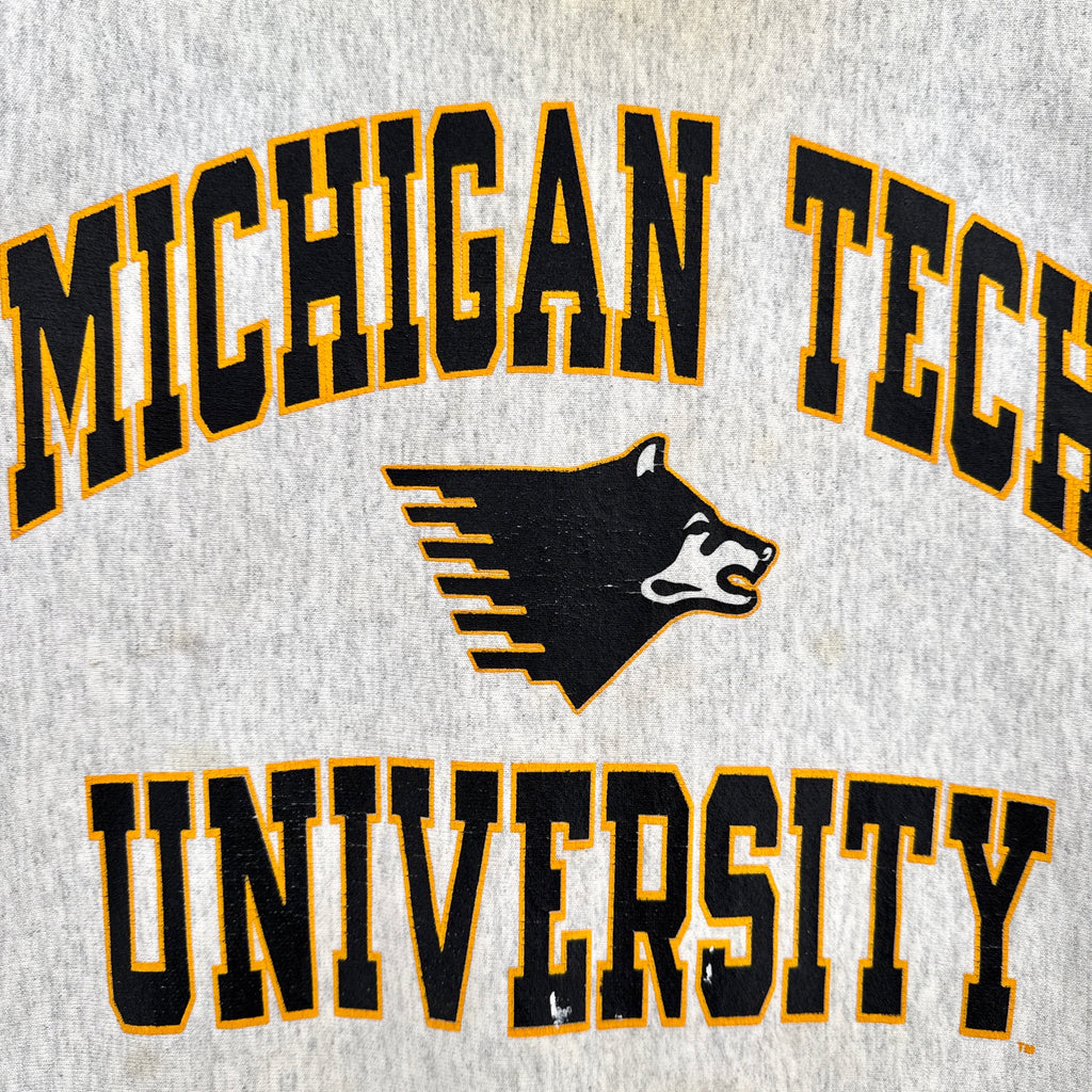 Vintage 90s Michigan Tech University Crewneck Sweatshirt