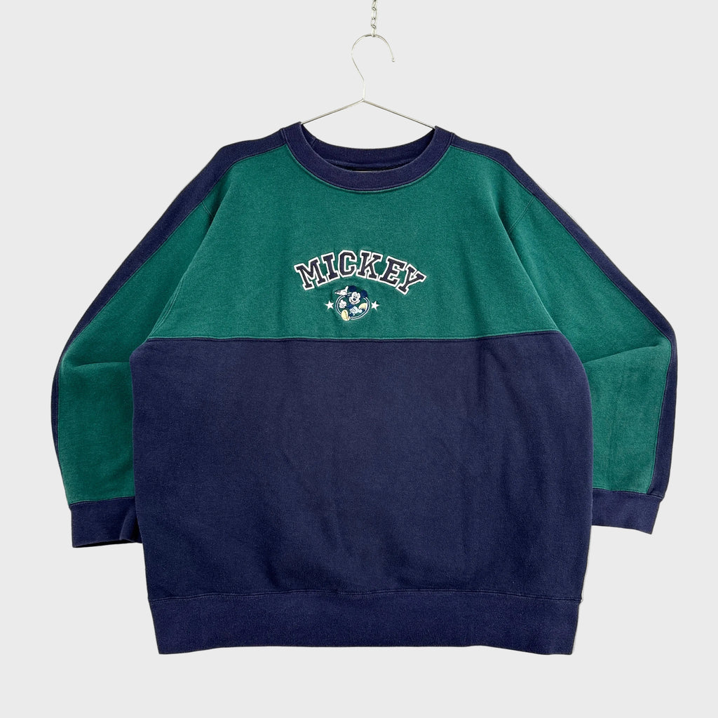 Vintage 90s Mickey Mouse Disney Embroidered Crewneck Sweatshirt