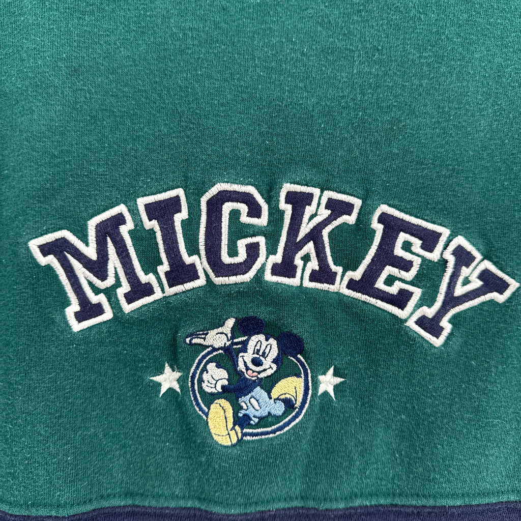 Vintage 90s Mickey Mouse Disney Embroidered Crewneck Sweatshirt