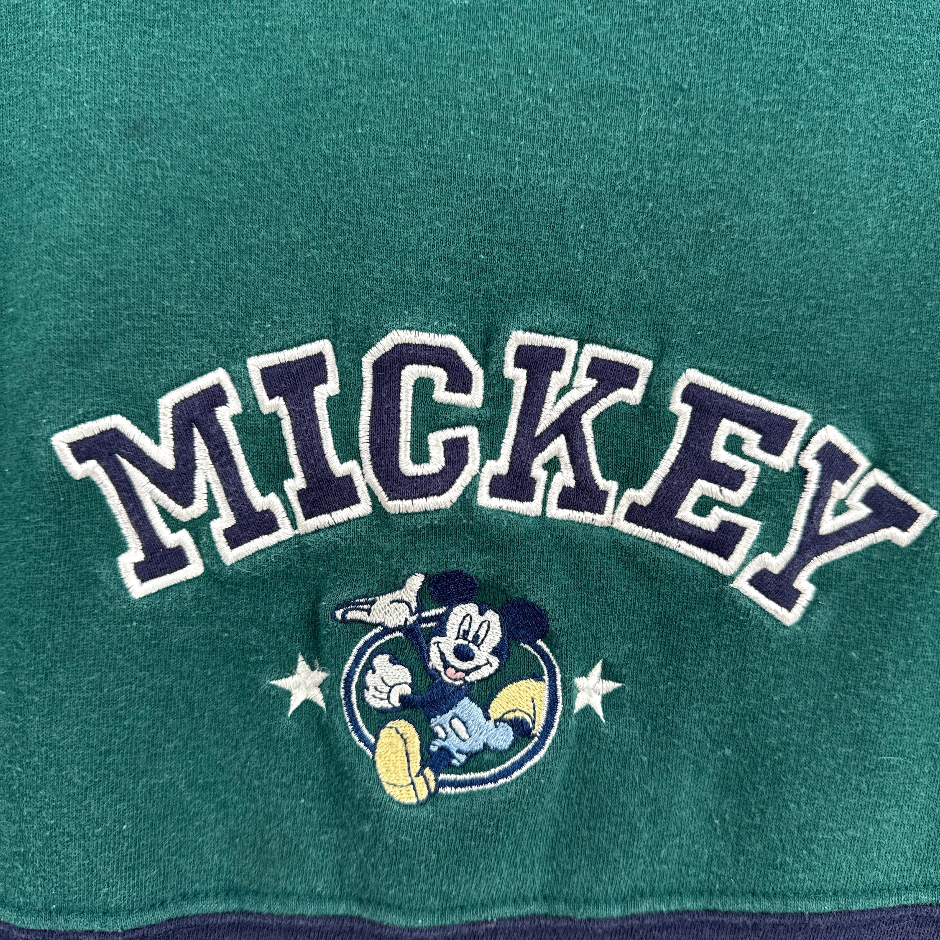 Vintage 90s Mickey Mouse Disney Embroidered Crewneck Sweatshirt