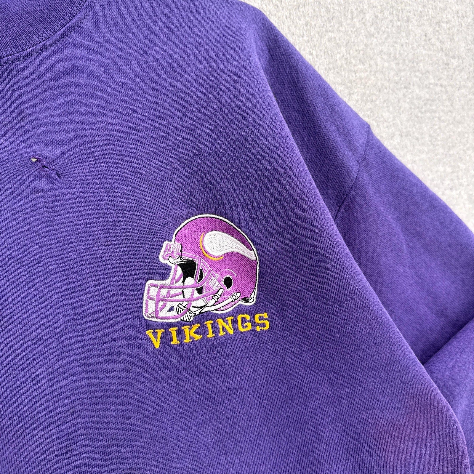 Vintage 90s Minnesota Vikings NFL Crewneck Sweatshirt