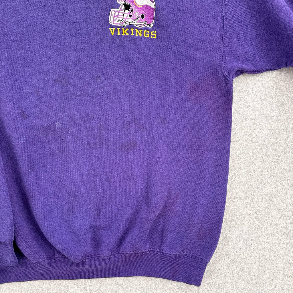 Vintage 90s Minnesota Vikings NFL Crewneck Sweatshirt