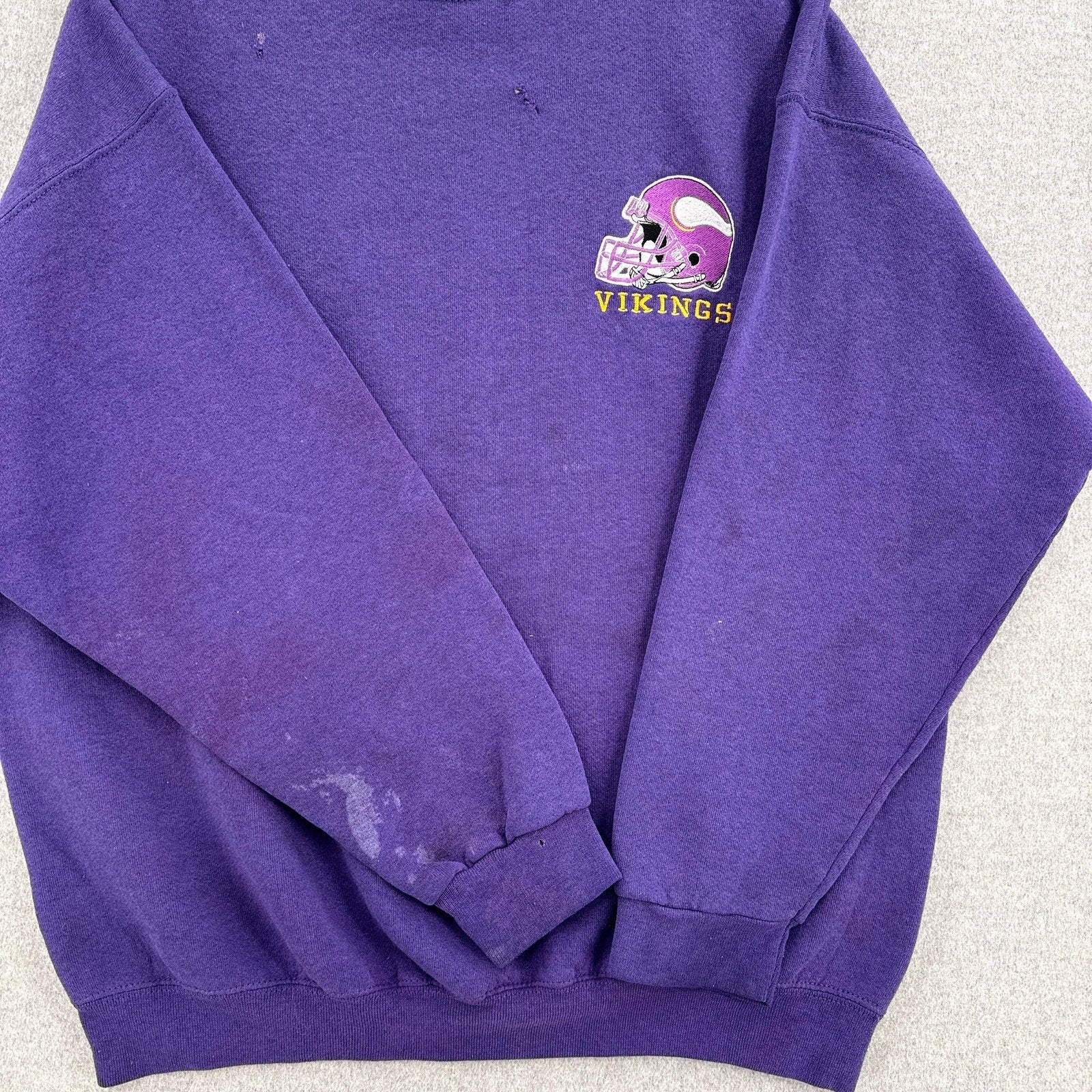 Vintage 90s Minnesota Vikings NFL Crewneck Sweatshirt