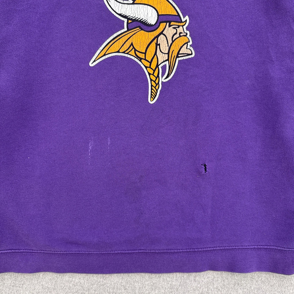 Vintage 90s Minnesota Vikings NFL Football Crewneck Sweatshirt