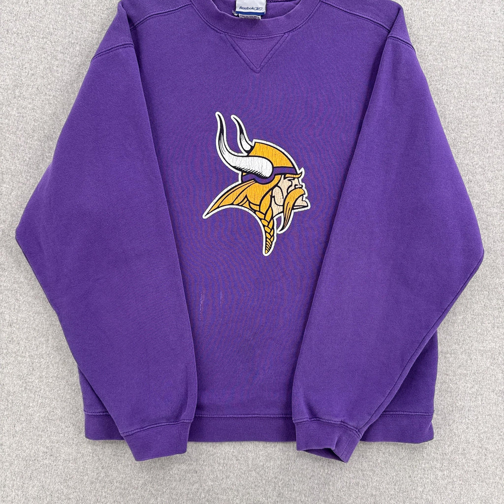 Vintage 90s Minnesota Vikings NFL Football Crewneck Sweatshirt
