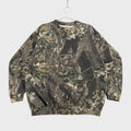 Vintage 90s Mossy Oak Camouflage Crewneck Sweatshirt