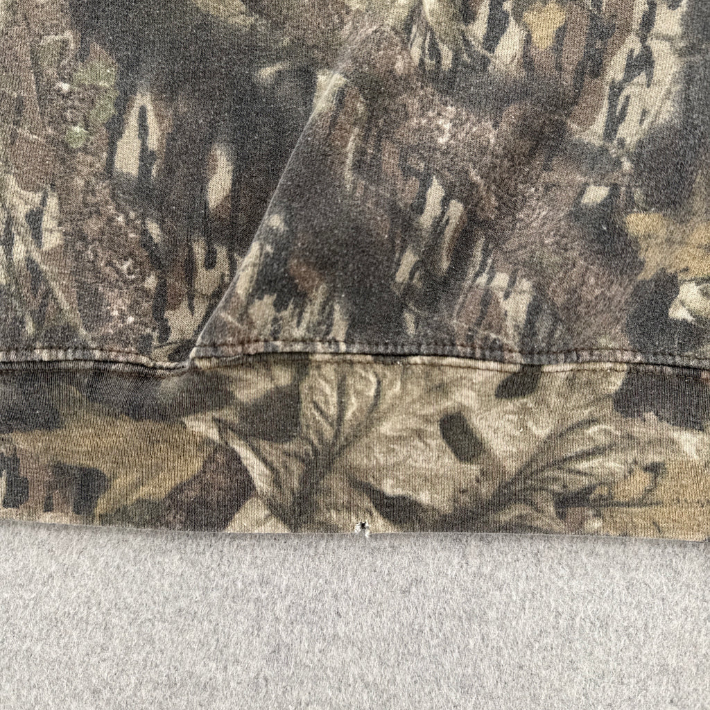 Vintage 90s Mossy Oak Camouflage Crewneck Sweatshirt