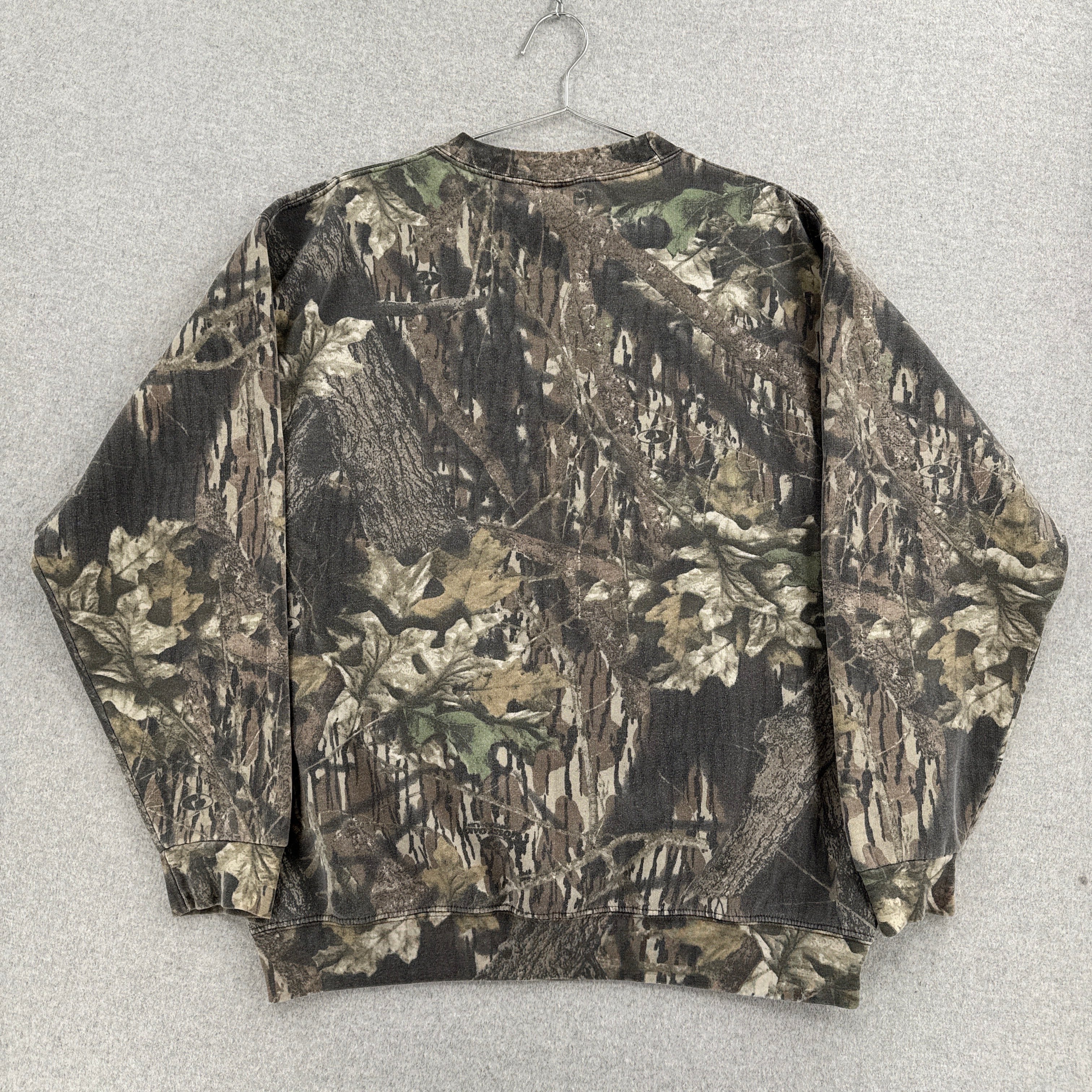 Vintage 90s Mossy Oak Camouflage Crewneck Sweatshirt