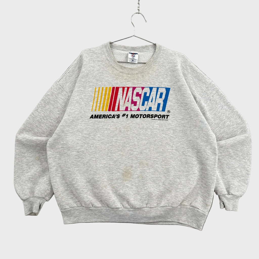 Vintage 90s Nascar Motorsport Racing Crewneck Sweatshirt