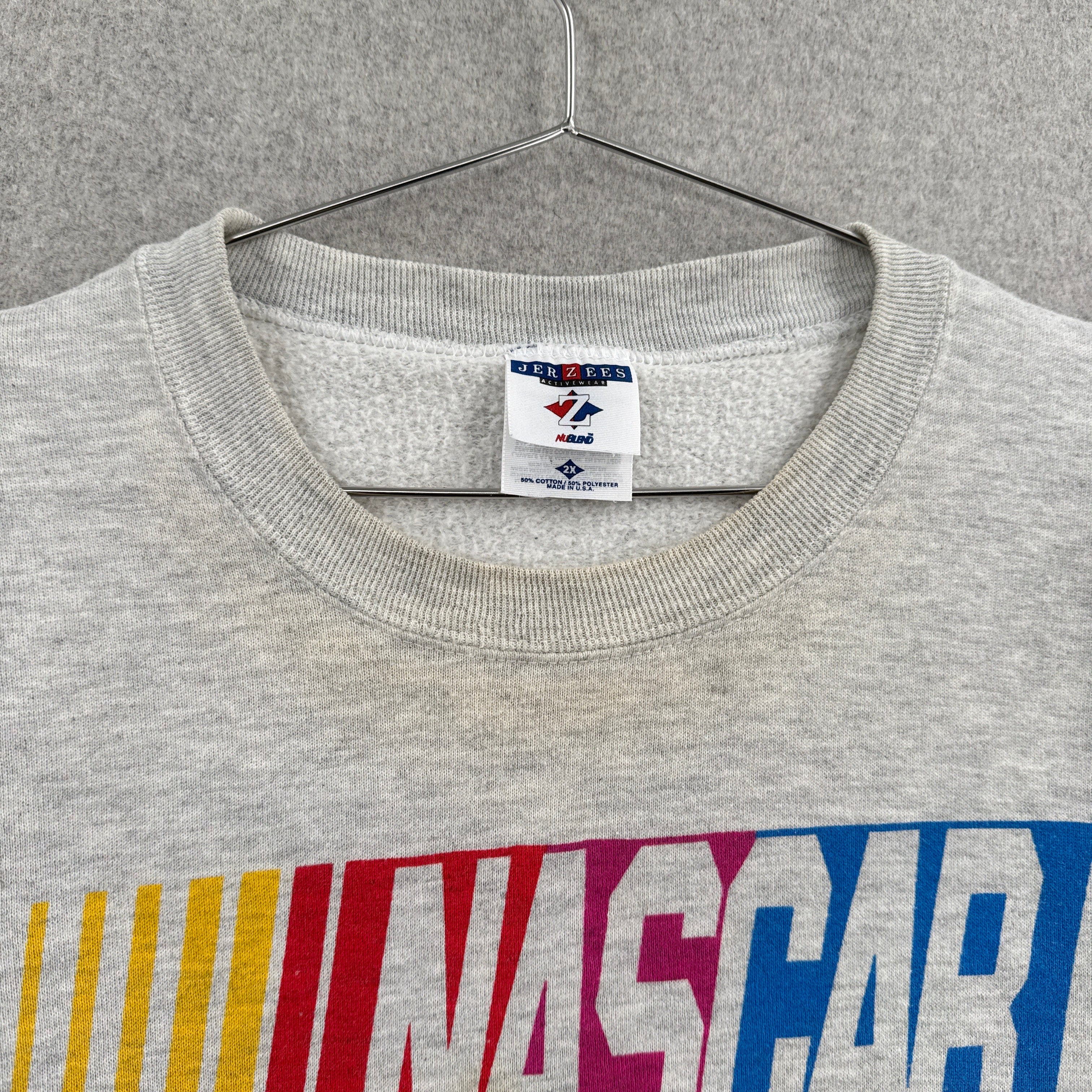 Vintage 90s Nascar Motorsport Racing Crewneck Sweatshirt
