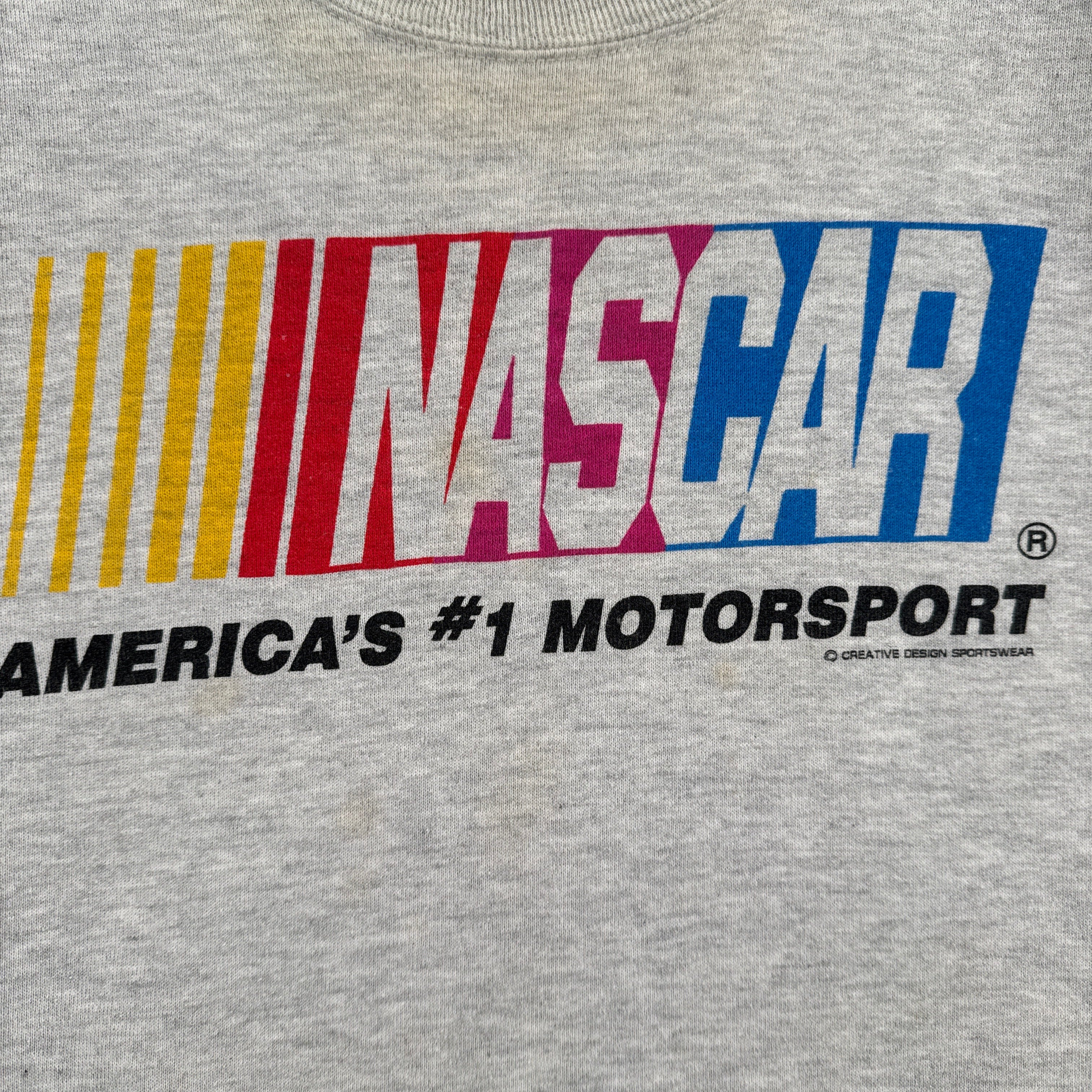 Vintage 90s Nascar Motorsport Racing Crewneck Sweatshirt