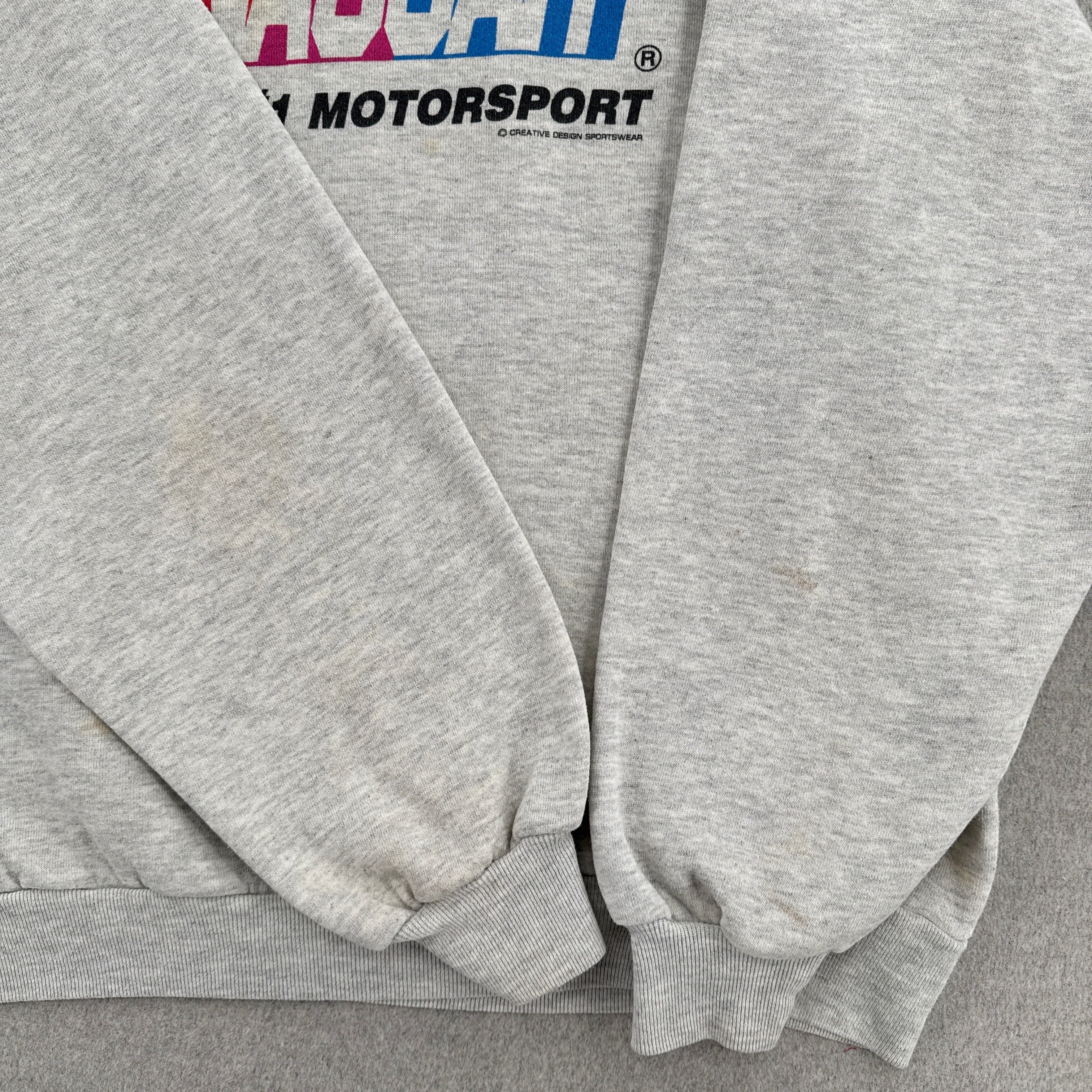 Vintage 90s Nascar Motorsport Racing Crewneck Sweatshirt