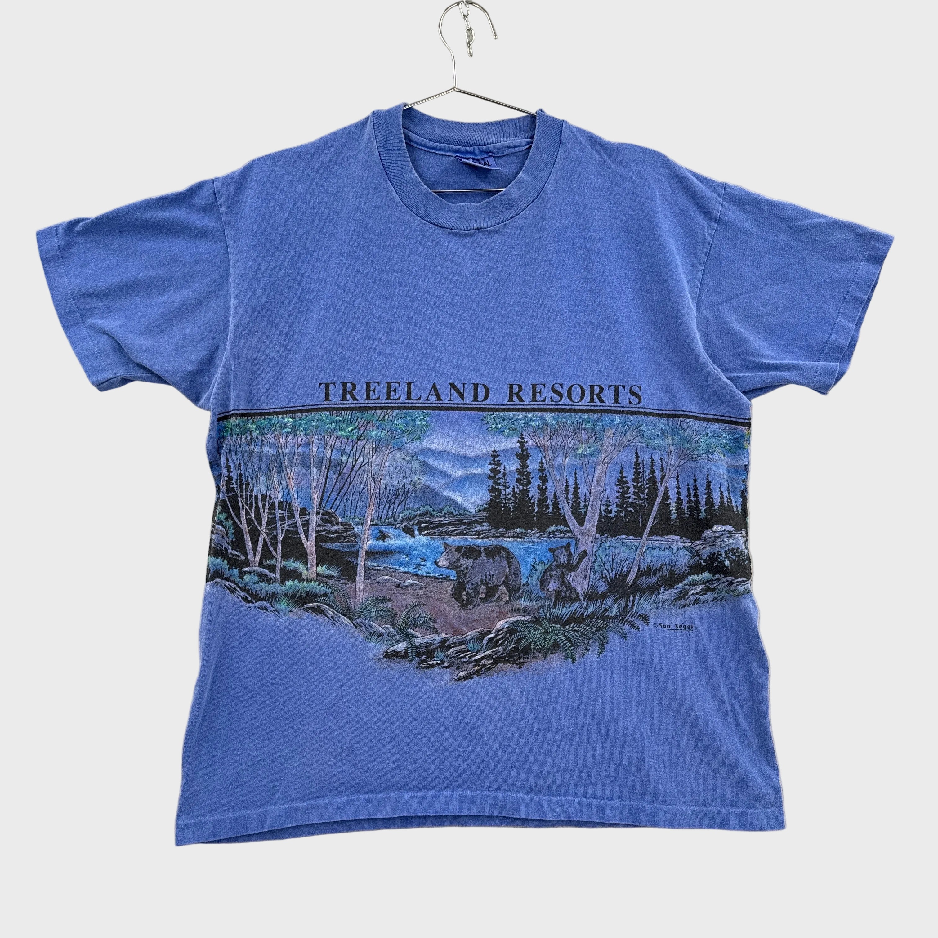 Vintage 90s Nature Bears Treeland Resort 