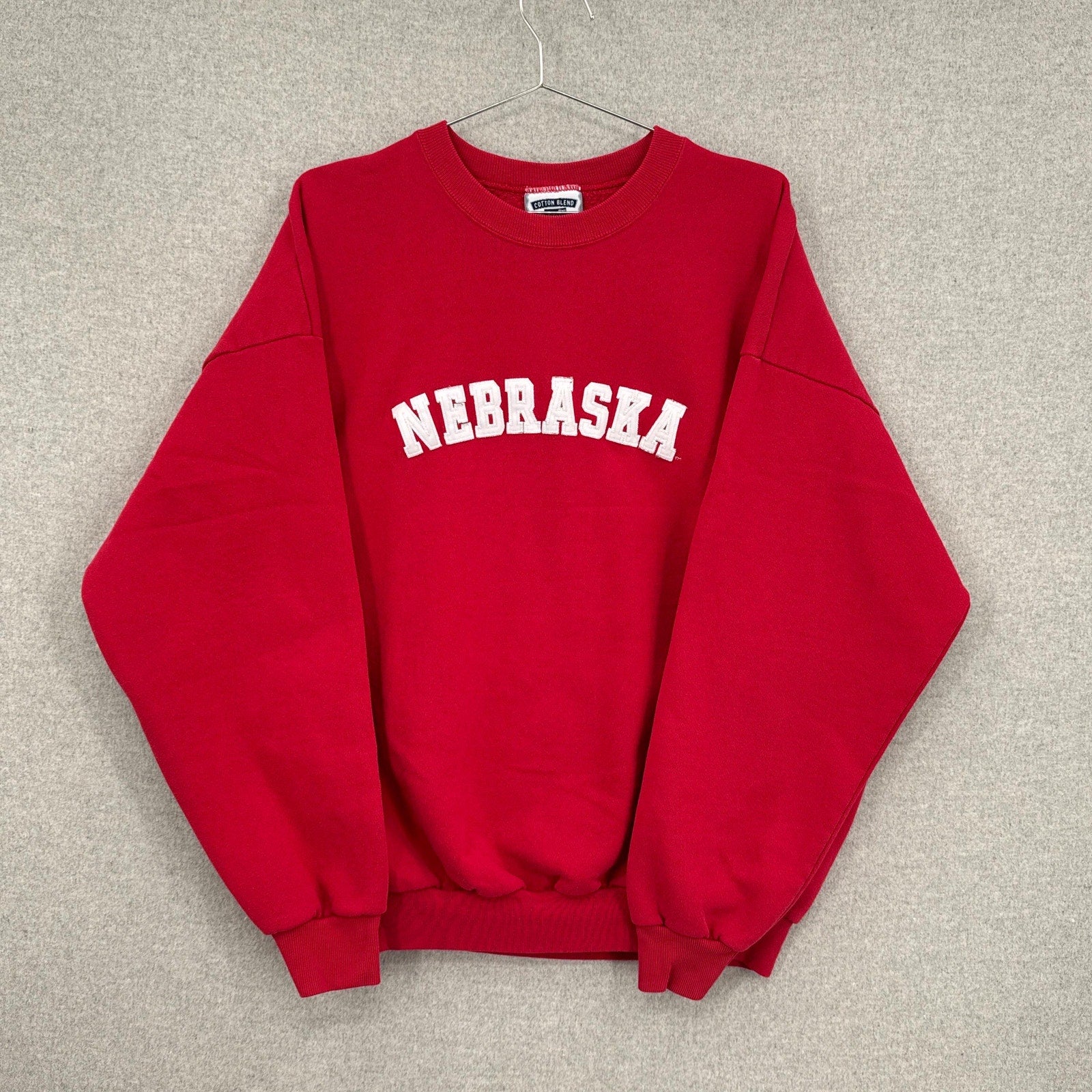 Vintage 90s Nebraska Huskers University College Crewneck Sweatshirt