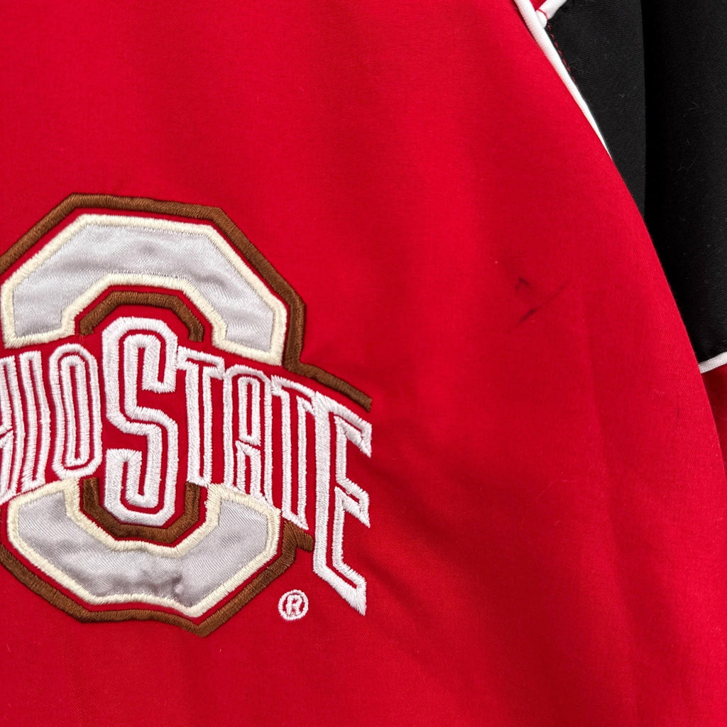 Vintage 90s Ohio State Buckeyes University College Light Windbreaker Jacket