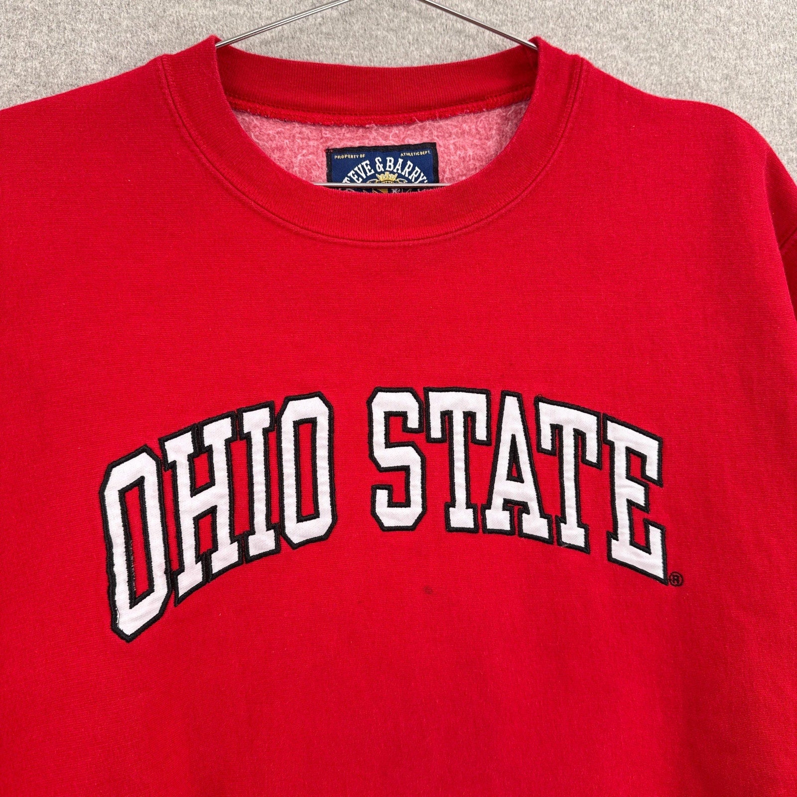 Vintage 90s Ohio State University Embroidered Crewneck Sweatshirt
