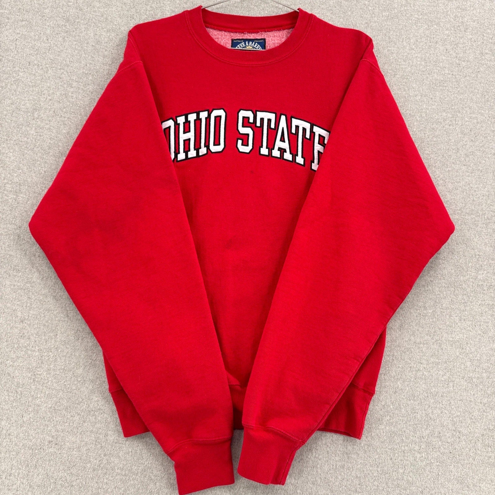 Vintage 90s Ohio State University Embroidered Crewneck Sweatshirt