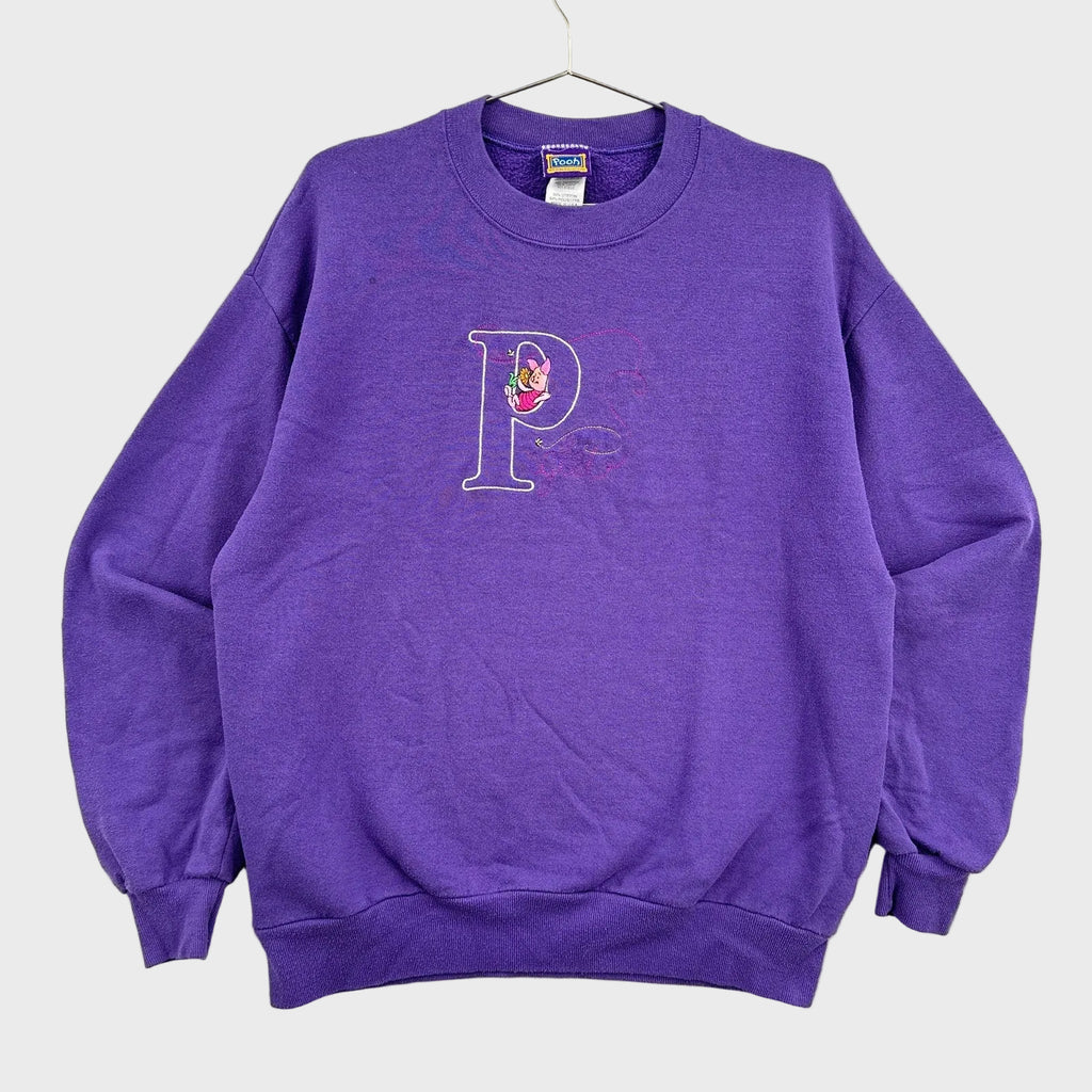 Vintage 90s Piglet Winnie the Pooh Bear Disney Crewneck Sweatshirt
