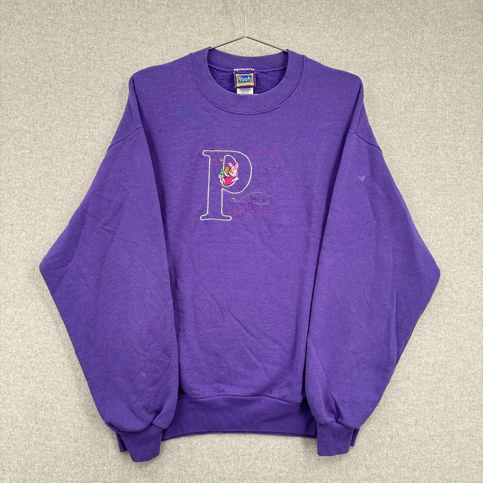 Vintage 90s Piglet Winnie the Pooh Bear Disney Crewneck Sweatshirt