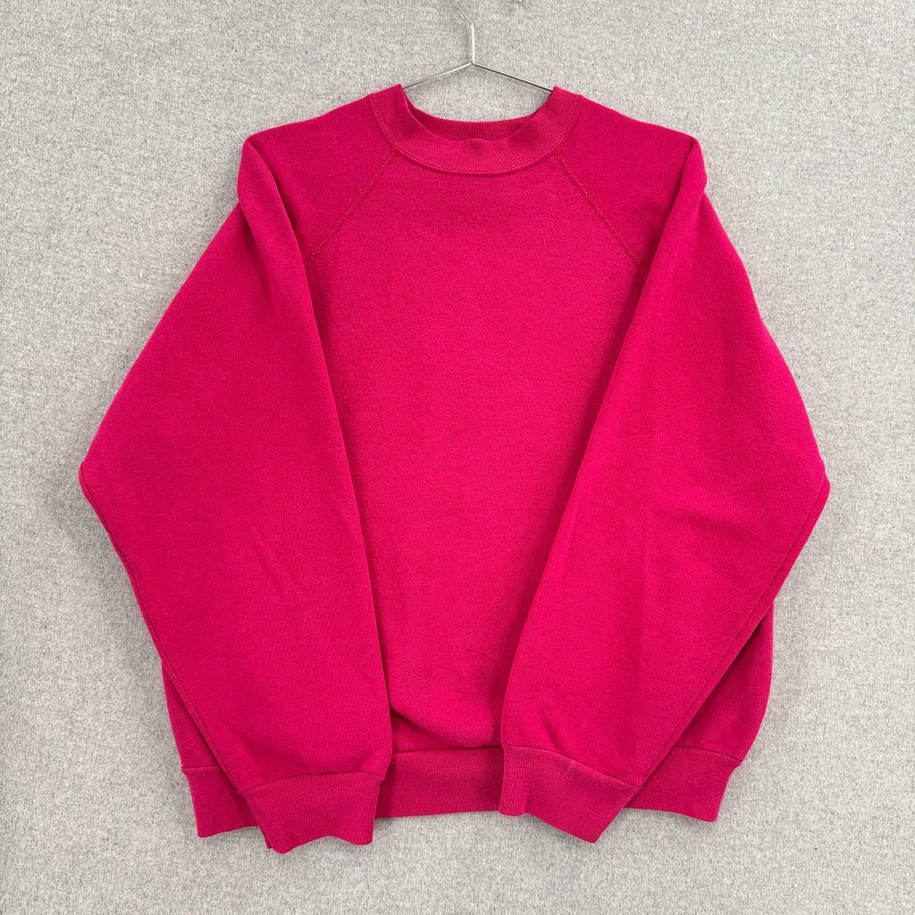 Vintage 90s Pink Blank Tultex Crewneck Sweatshirt