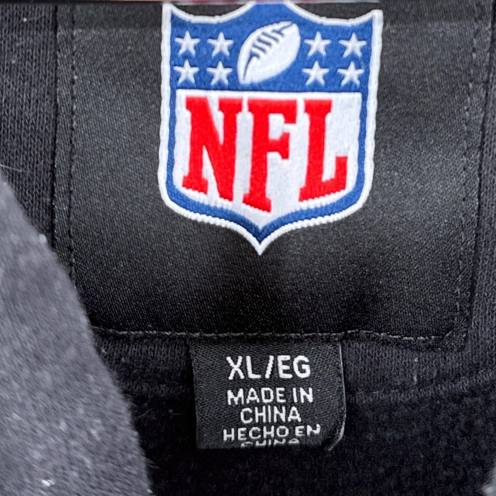 tag XL made in China NFL