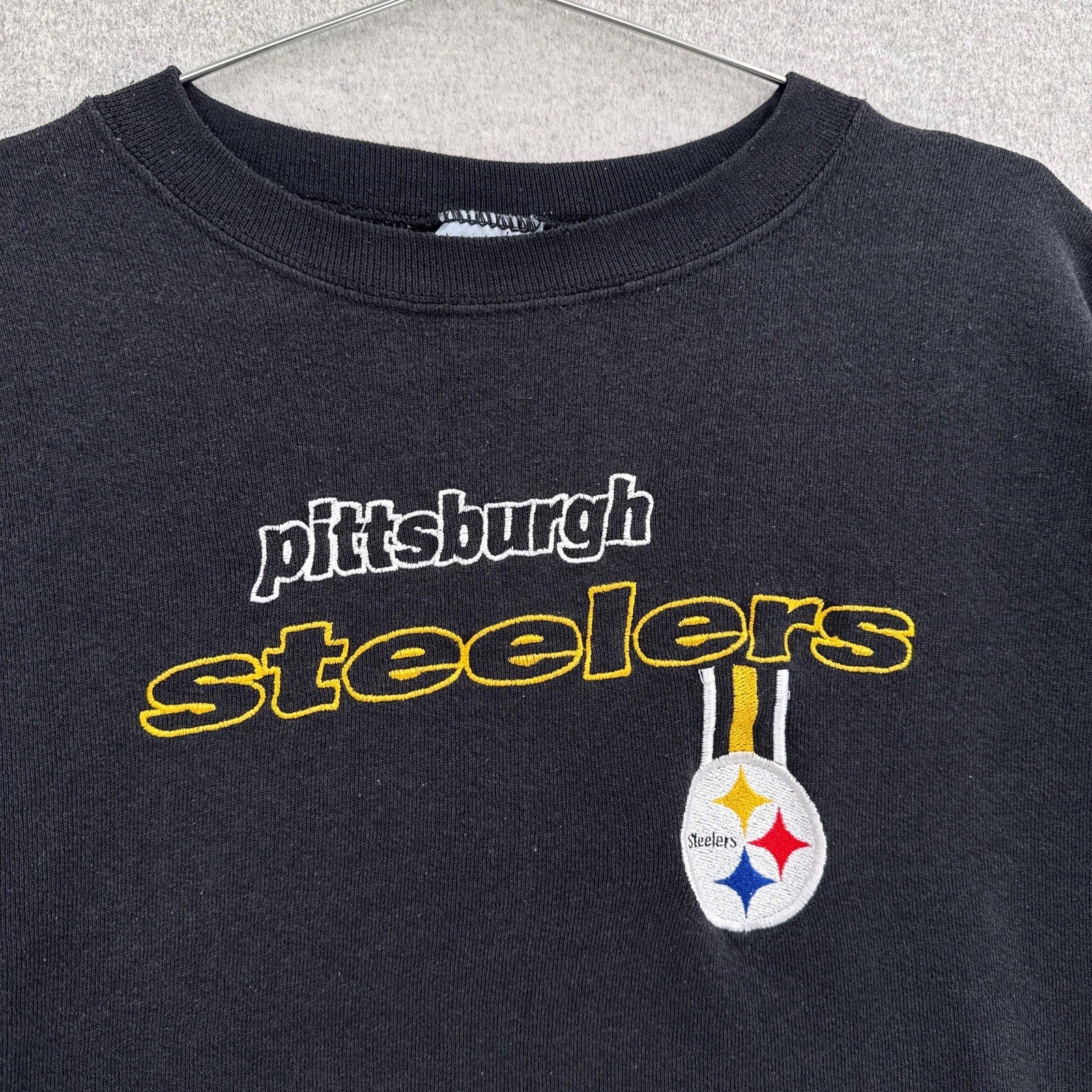 Vintage 90s Pittsburgh Steelers NFL Crewneck Sweatshirt Oversized