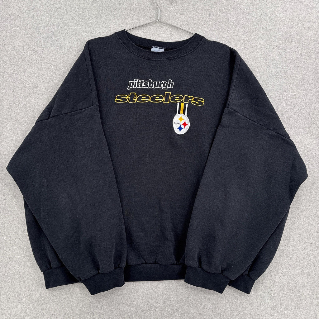 Vintage 90s Pittsburgh Steelers NFL Crewneck Sweatshirt Oversized