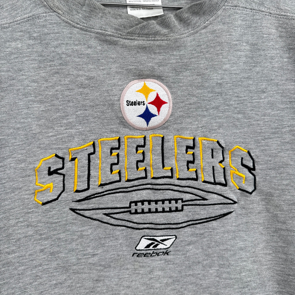 Vintage 90s Pittsburgh Steelers NFL Embroidered Sweatshirt